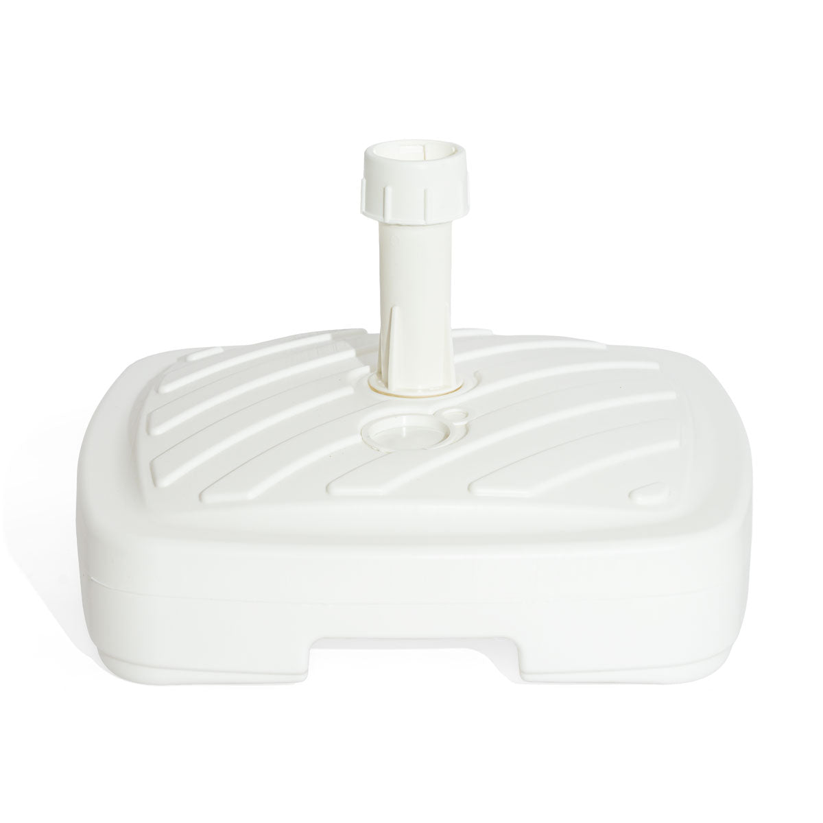 Parasol stand Parasol holder Water-fillable White 4cm diameter – View 2
