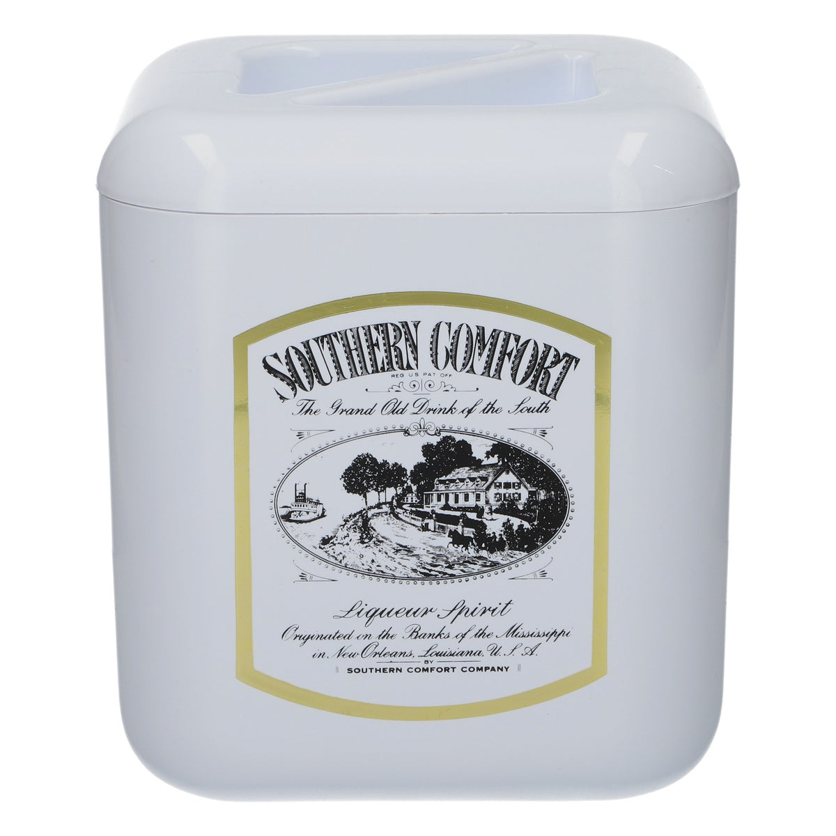 Southern Comfort Whiskey Ice Cube Tray Cooler Ice Box, White Plastic, Bar – View 2