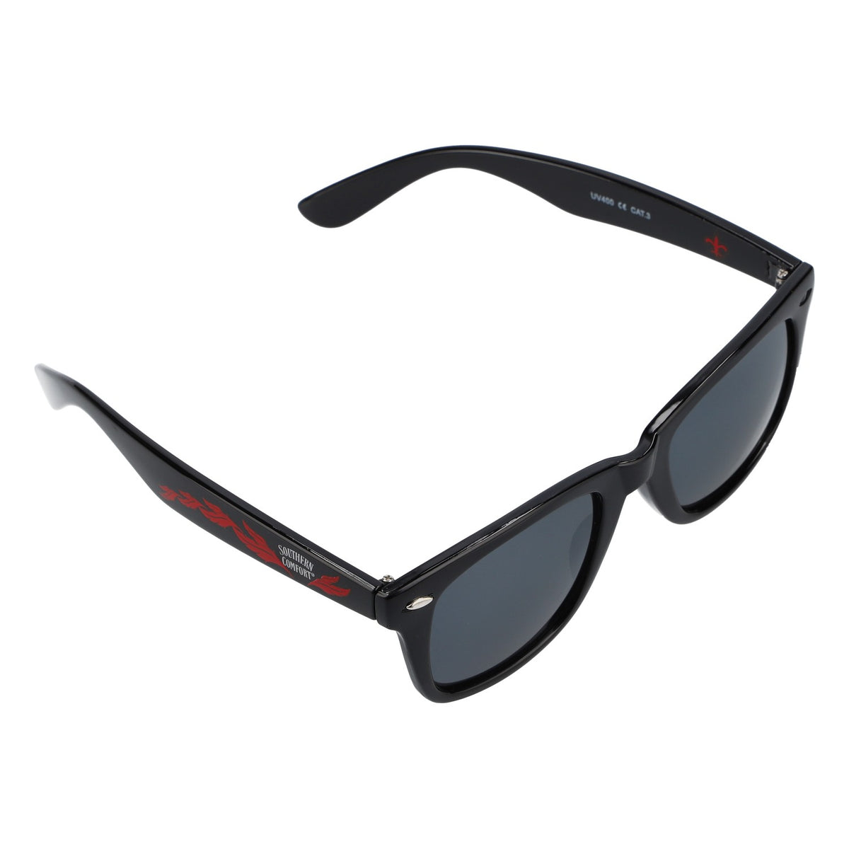 Southern Comfort Whiskey Sunglasses Black with red logo – View 3