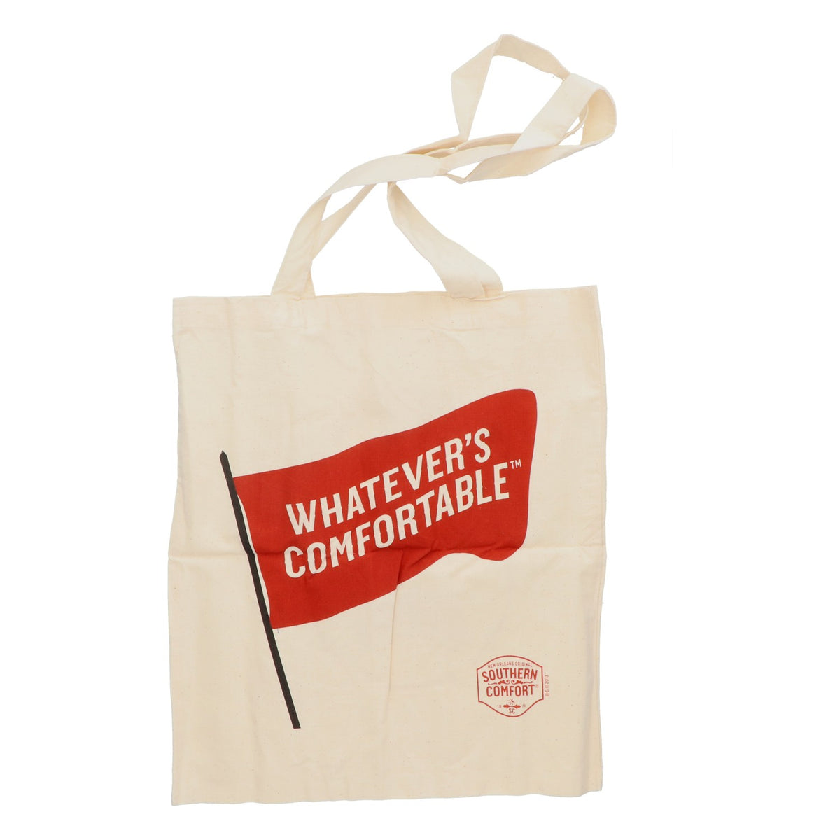 Southern Comfort Whiskey Shopping Bag Jute Bag Beige