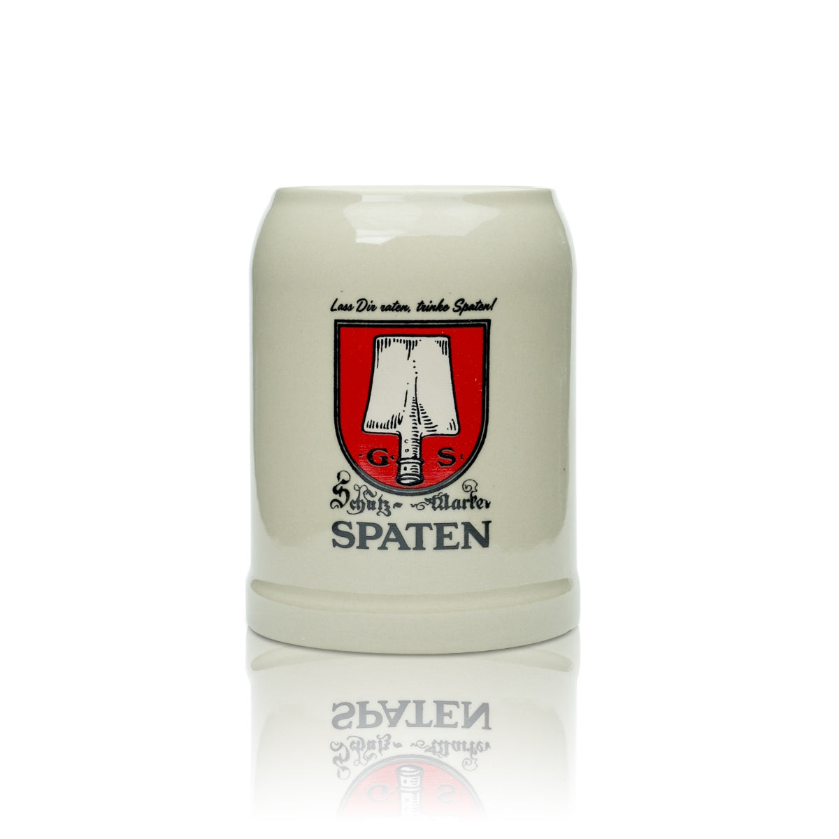 Spade beer glass clay mug 0.5 l Classic beer mug tankard glasses Collectors' item