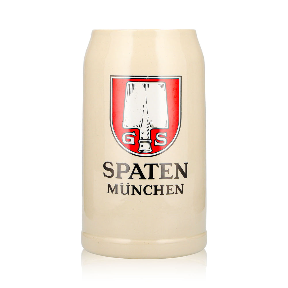 Spaten Beer Mug XXL 2L Beer Stein Giant Mug Munich Glass Stoneware