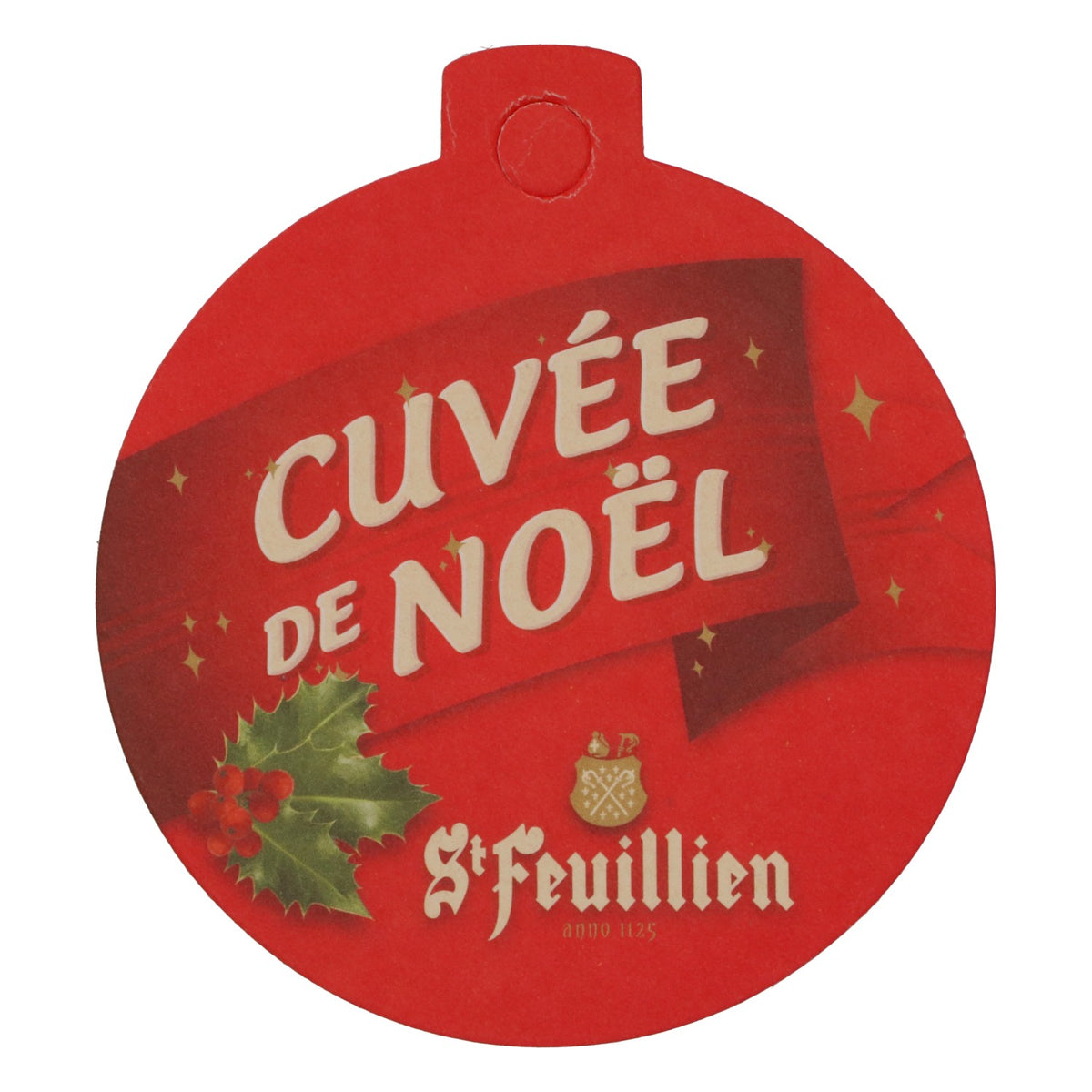 St. Feuillen Beer Coaster "Duchesse De Bourgogne" - New, Paper, Red – View 3