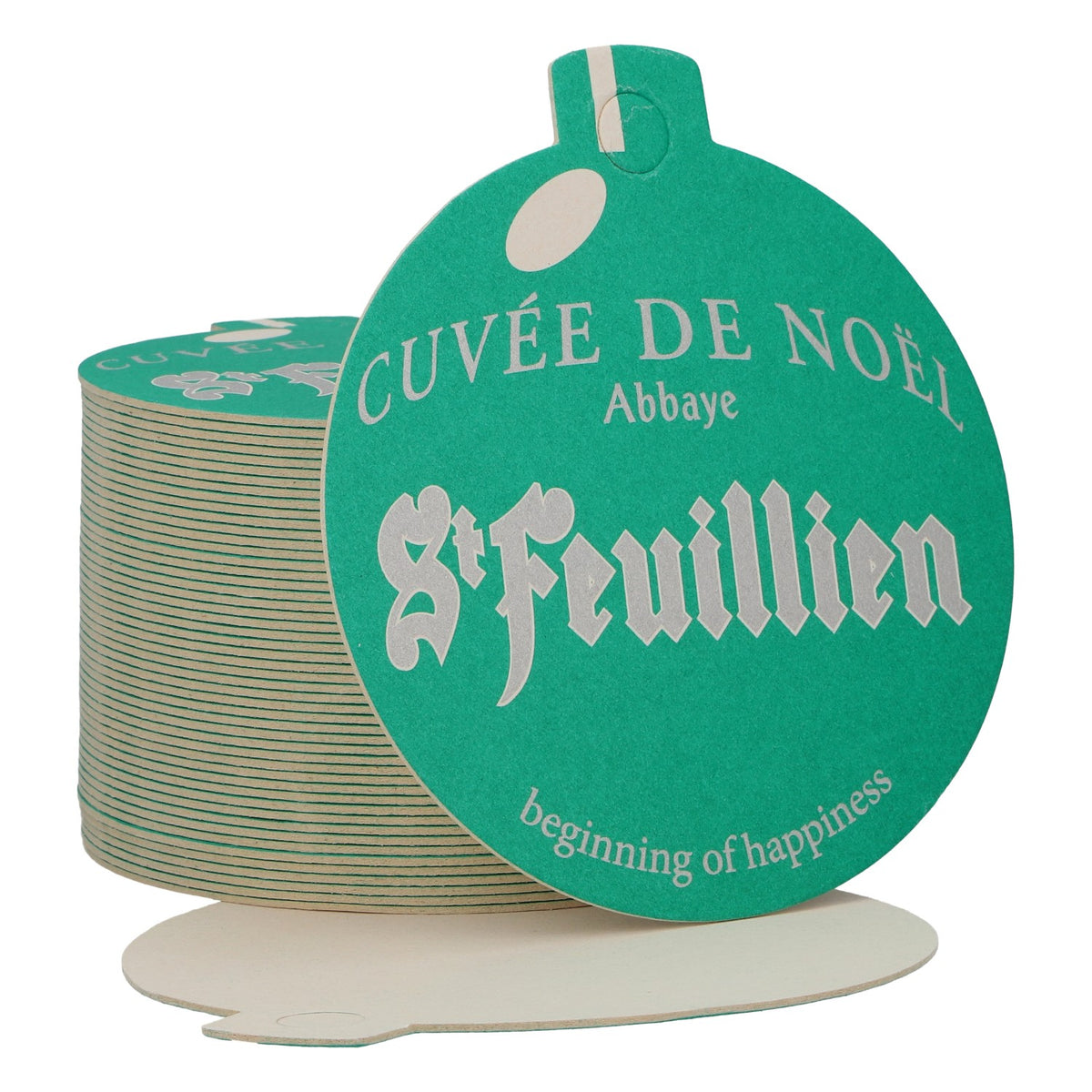 St. Feuillen Beer Beer Coaster New Paper Green Coaster Glass Coaster