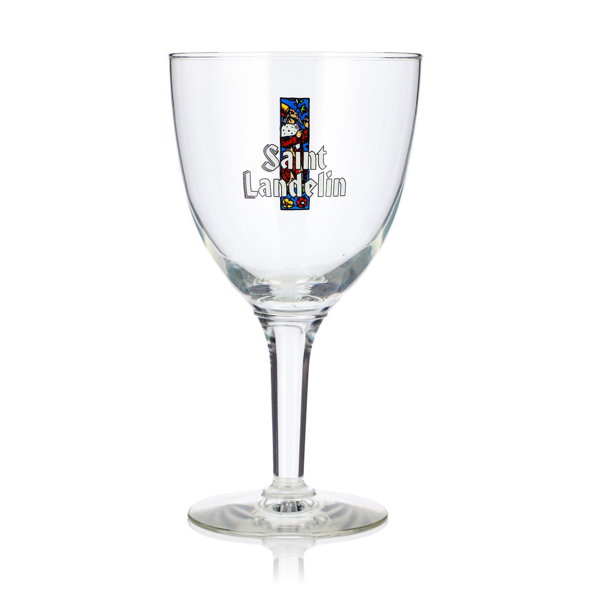 St. Landelin Beer Glass, 0.5 L, Goblet, King on Logo