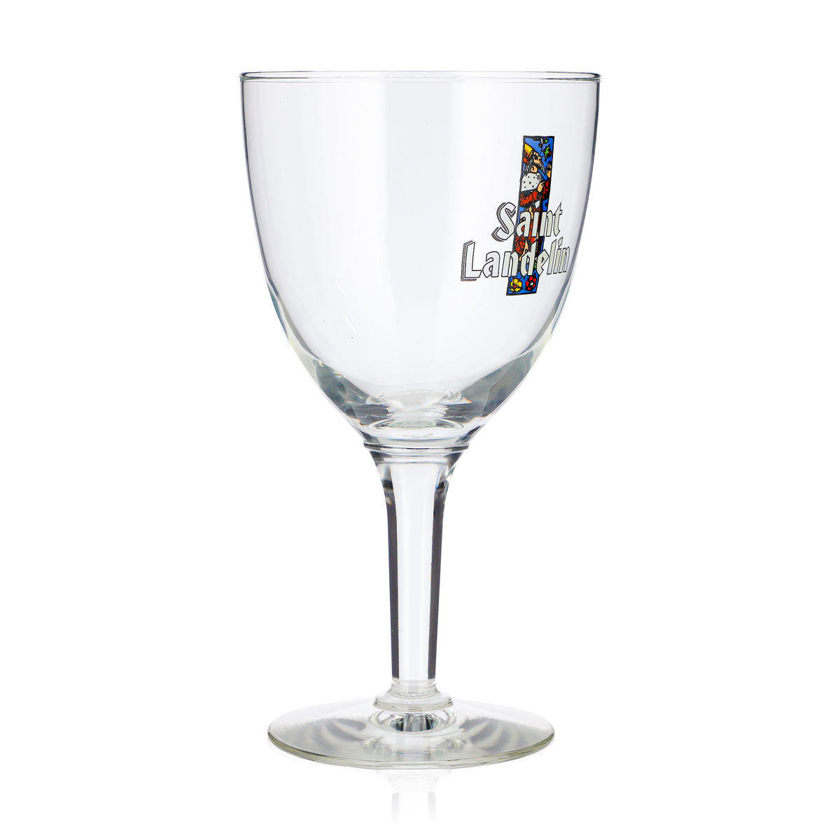 St. Landelin Beer Glass, 0.5 L, Goblet, King on Logo – View 2