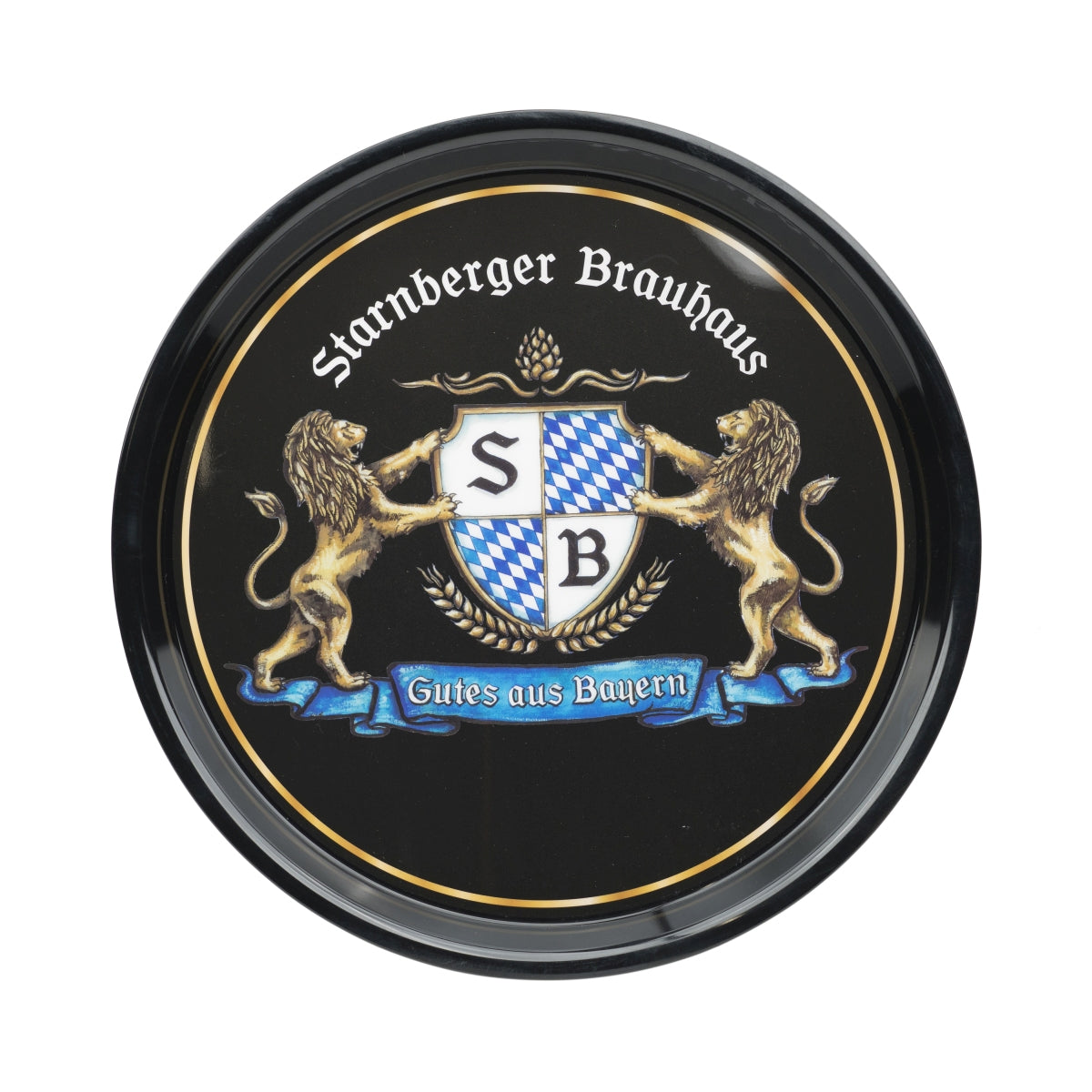 Starnberger Brauhaus Beer Tray 37cm Waiter Gastro Serving Tray Glasses Bar