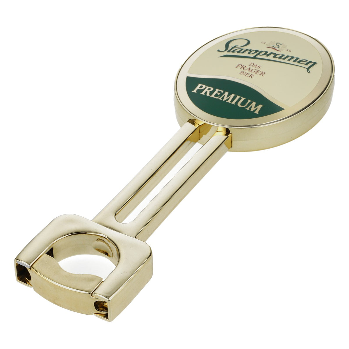 Staropramen Prague Beer, Tap Head, Metal/Plastic Lever "Premium" – View 2
