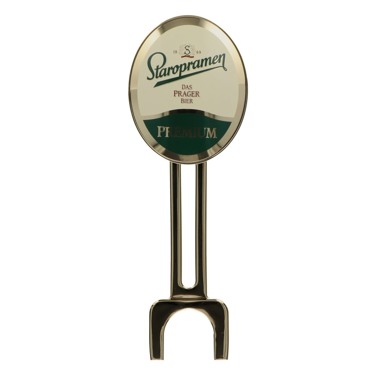Staropramen Prague Beer, Tap Head, Metal/Plastic Lever "Premium" – View 3