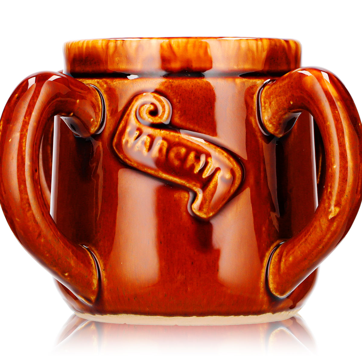 Steinlager Beer Glass Clay Jug Beer Mug 0.43 L Four Handles CRF Stoneware – View 5