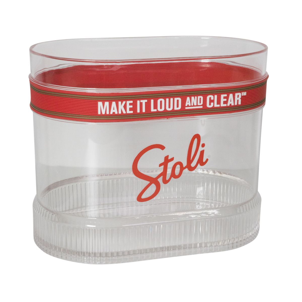 Stoli cooler Bottle cooler Beverage cooler Stand-up ice box Ice cube tray