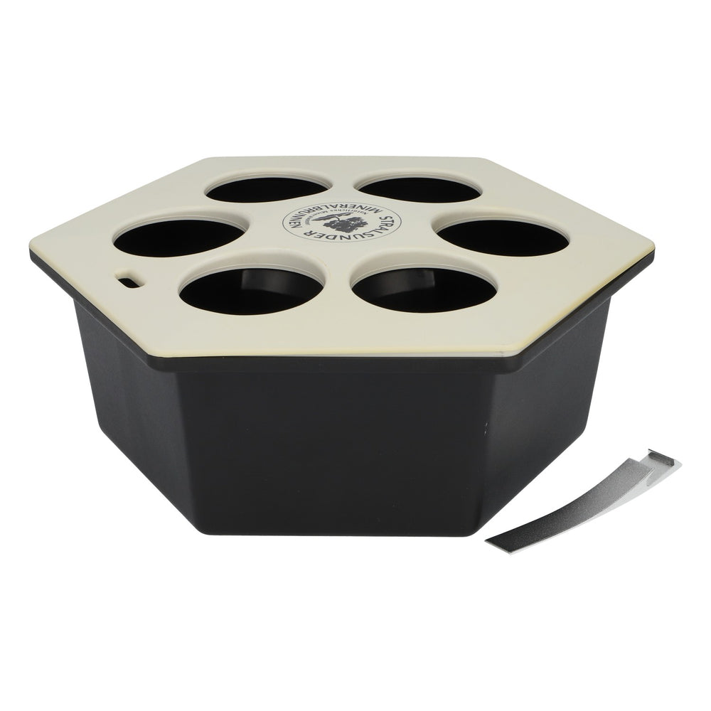 Stralsund Beer Bottle Cooler Conference Cooler Hexagonal Black