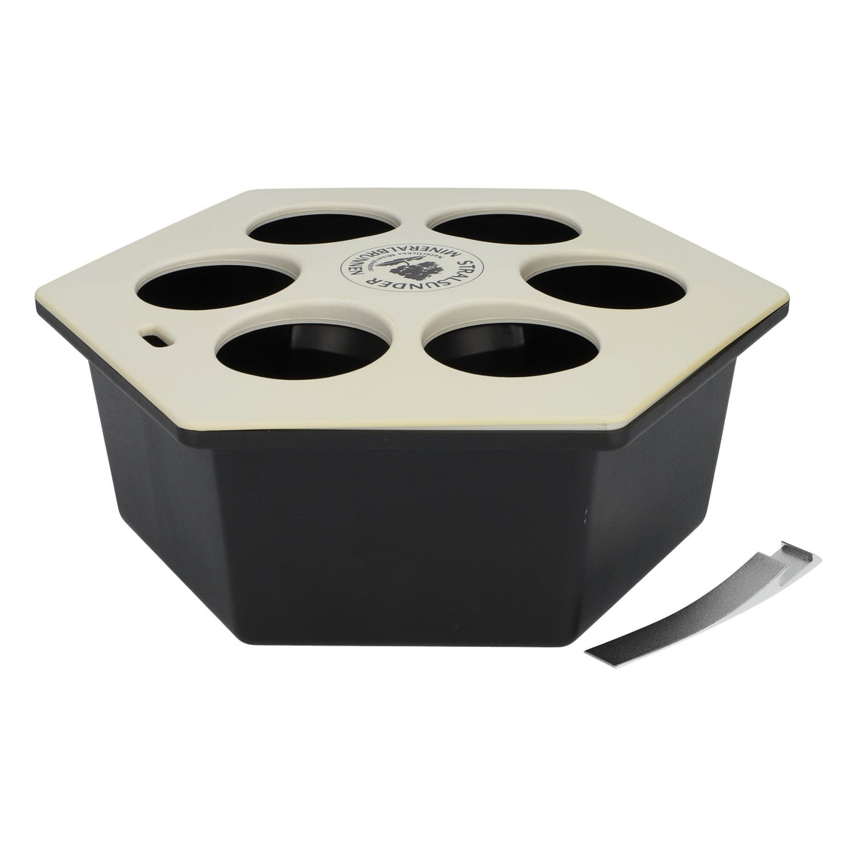 Stralsund Beer Bottle Cooler Conference Cooler Hexagonal Black