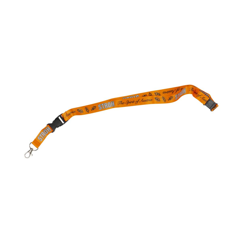 Straw Rum Lanyard Orange Clip Carabiner Lanyard Batch Holder Accessory