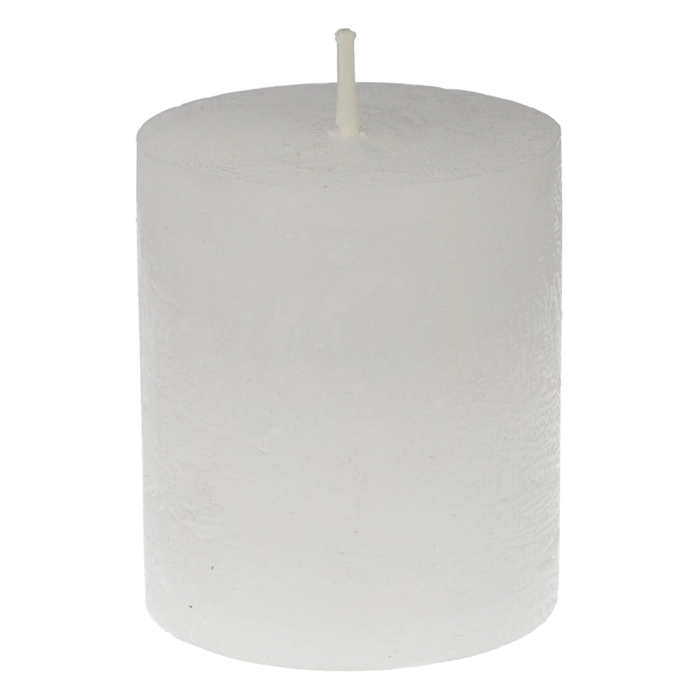 Rustic Cylinder-Shaped Pillar Candle