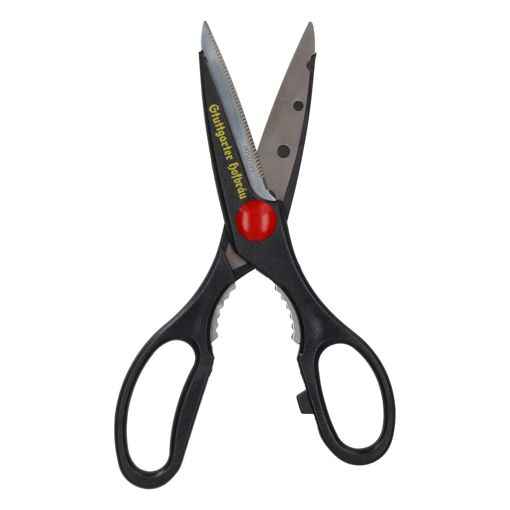 Stuttgarter Hofbräu Beer Scissors Household Scissors Black with Imprint