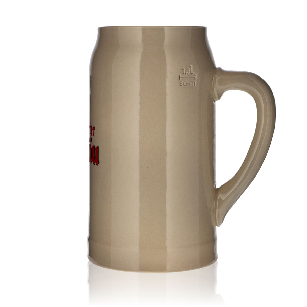Stuttgarter Hofbräu glass 1.0 l stoneware mug  Humpen Bavaria Seidel Brewery – View 4