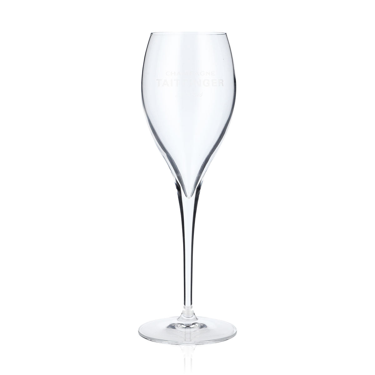 Taittinger Champagne Glass 0.15l Flute Sparkling Wine Glass Reims Initial