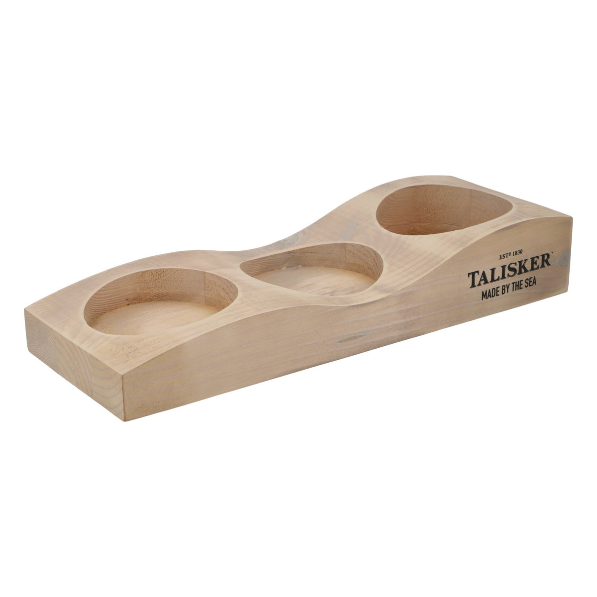 Talisker Whiskey Display Stand (Real Wood) for 3 Bottles (Original Packaging)