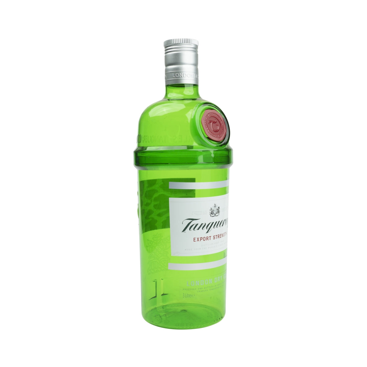 Tanqueray Gin 3l display bottle EMPTY decorative dummy bar EMPTY plastic green – View 2