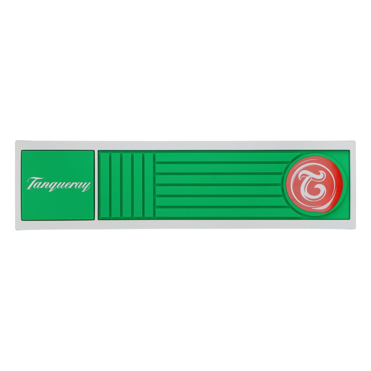 Tanqueray Gin Bar Mat Green and White Drip Mat Bar Accessories