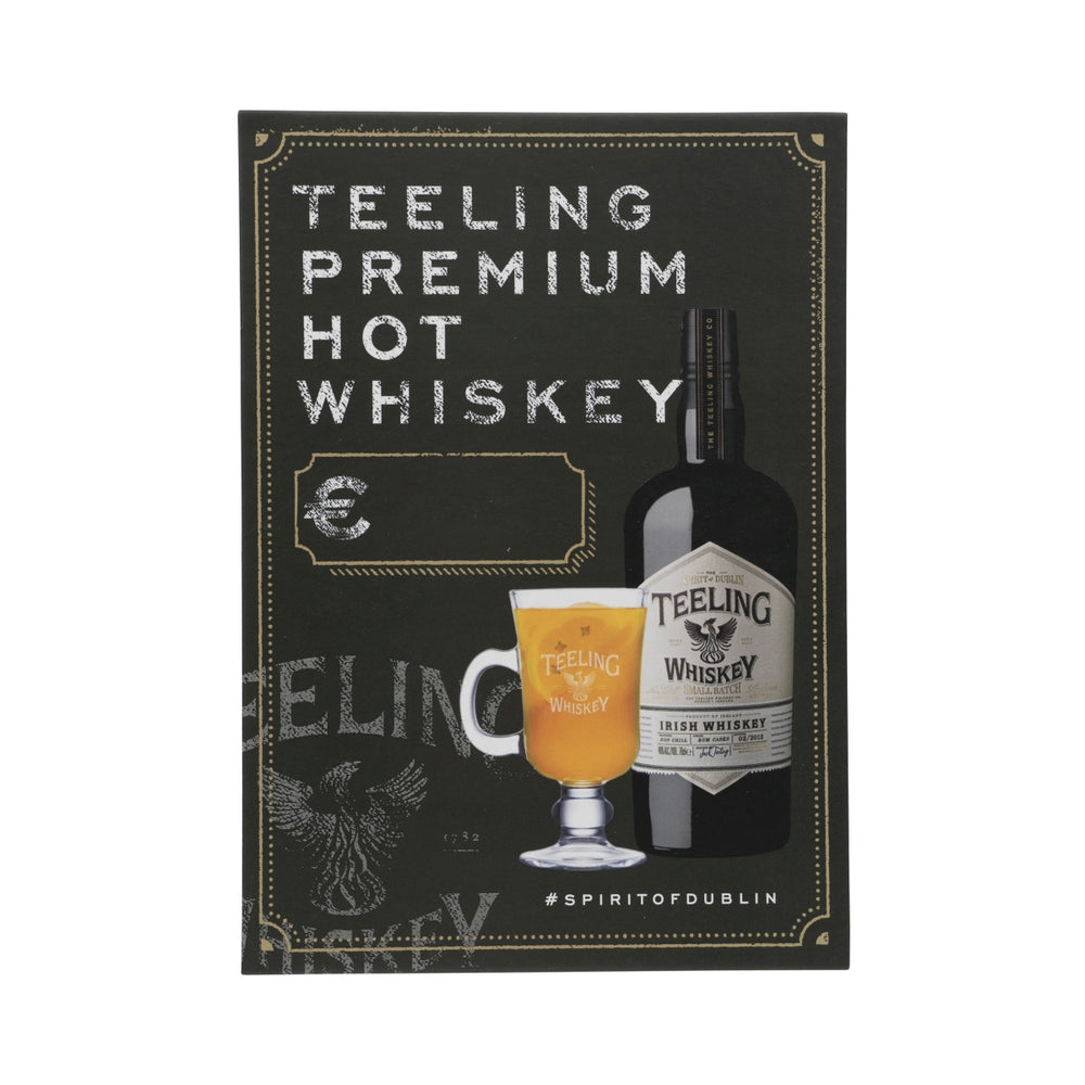 Teeling Whiskey Table Display A5 Hot Whiskey Advertising Board Decoration Gastro Bar Cafe