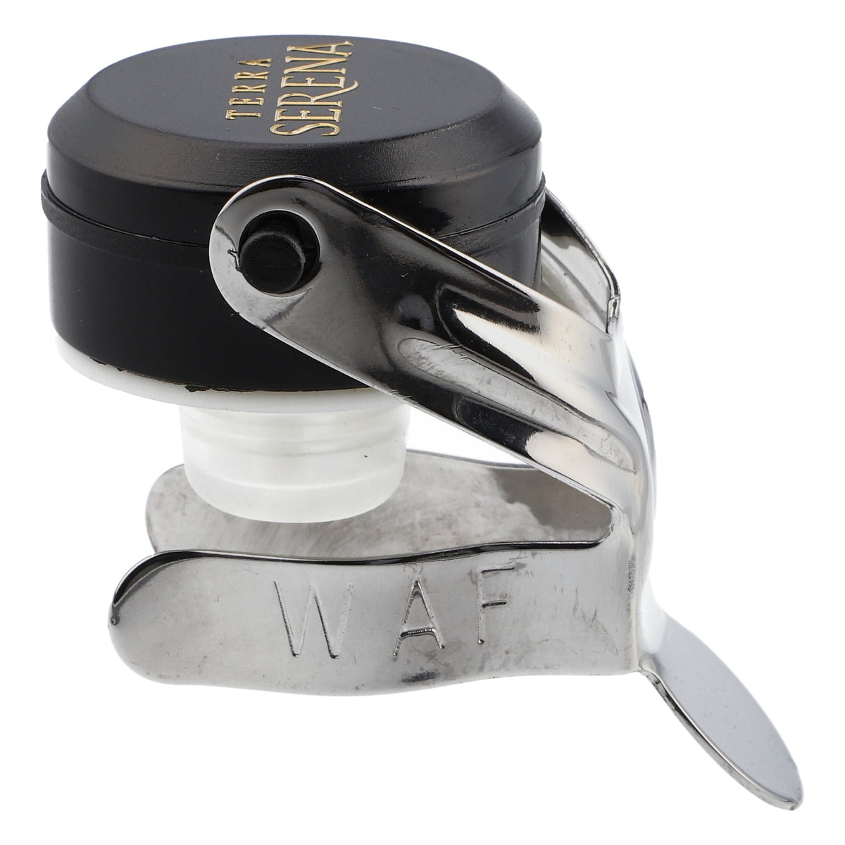 Terra Serena Champagne Bottle Stopper Cap Sealer Black – View 3