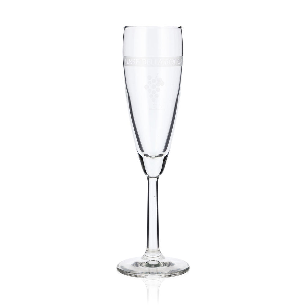 Terre Della Rocca Prosecco Glass 2cl  Champagne Glasses Cava Glass