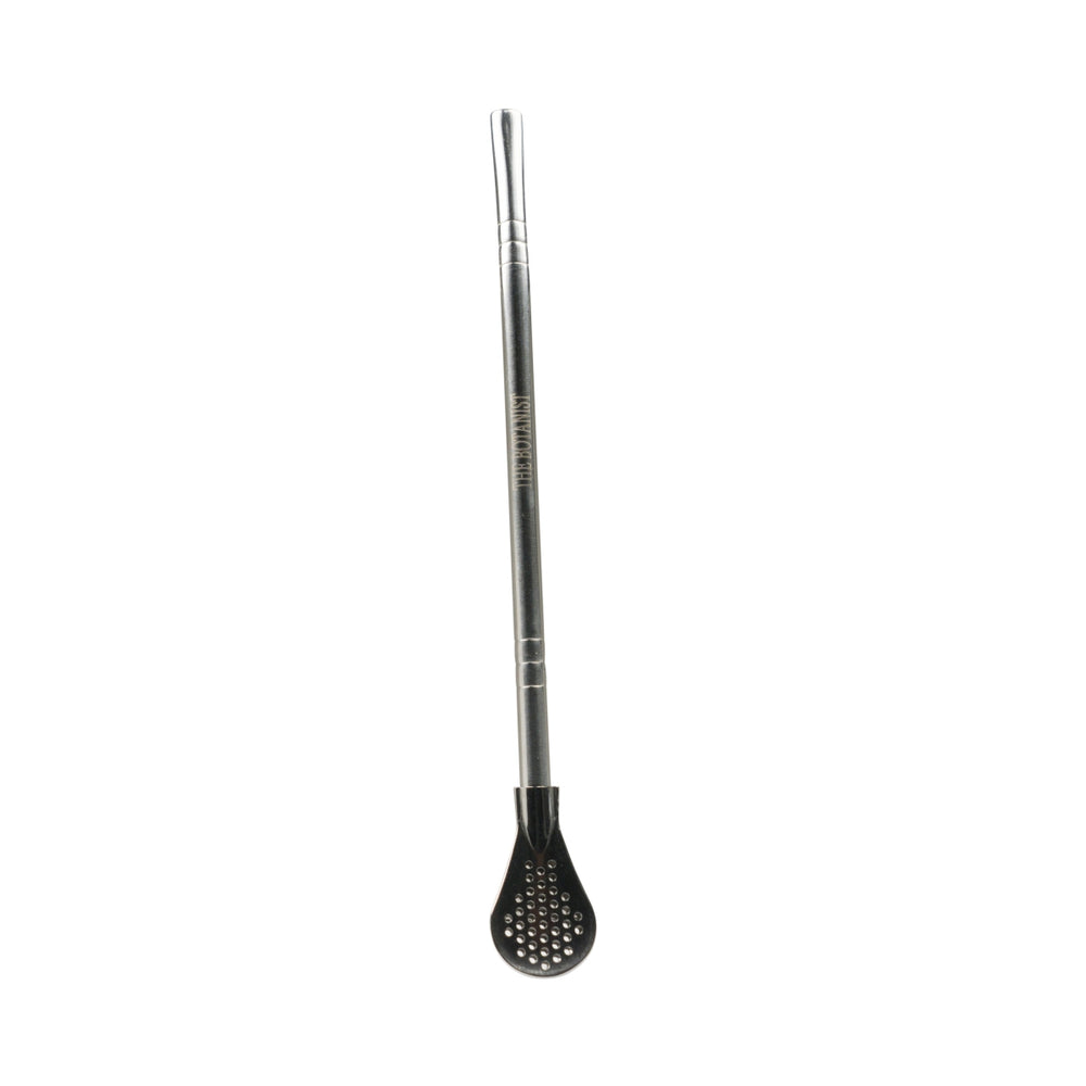 The Botanist Gin Cocktail Spoon 2-in-1 Tube  Stainless Steel Straw
