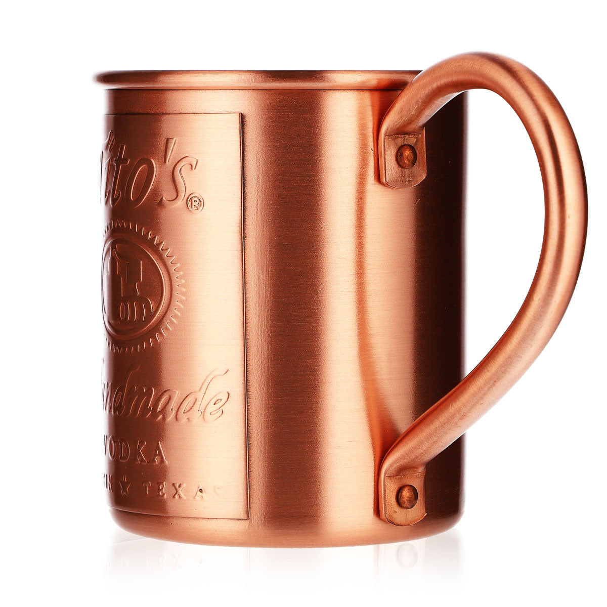 Tito's Vodka Glass with Handle, Copper Cup – View 2