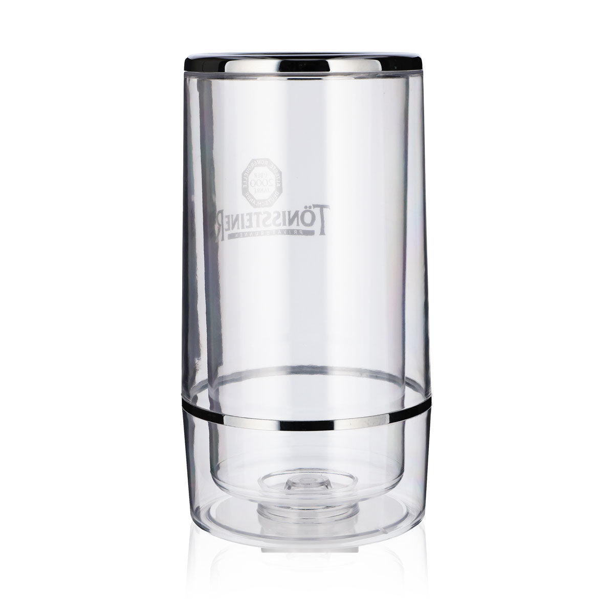 Tönissteiner Water Cooler Bottle Cooler Ice Cube Tray Double-Walled Transparent Large – View 4
