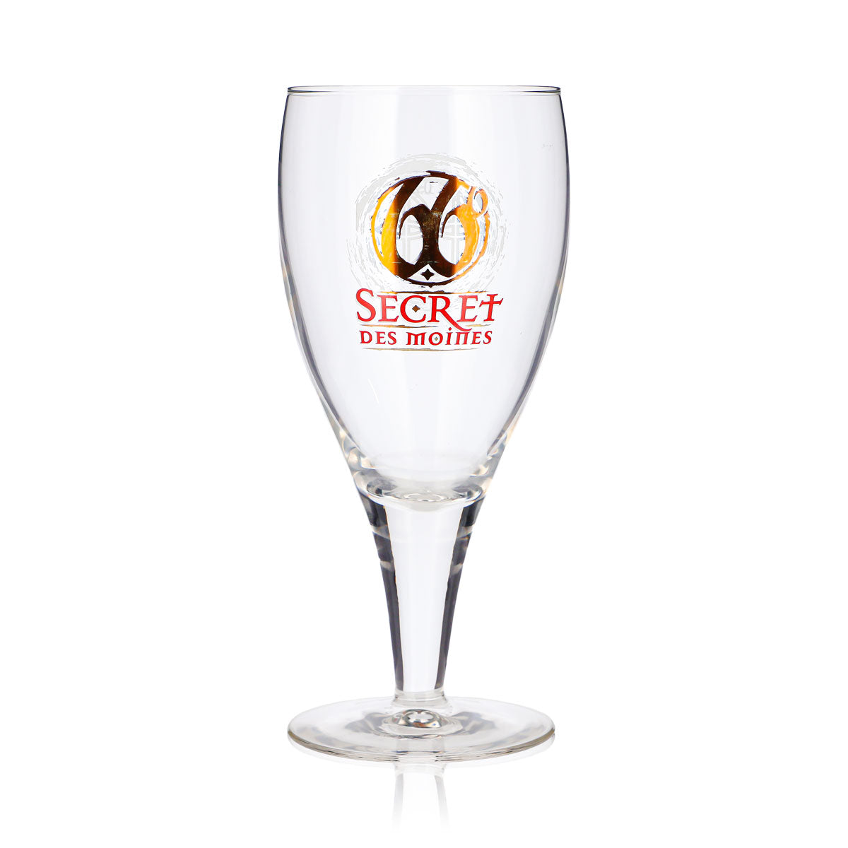 Triple Moine Beer Glass, 0.25 L, Tuple Secret Des Moines Goblet – View 2