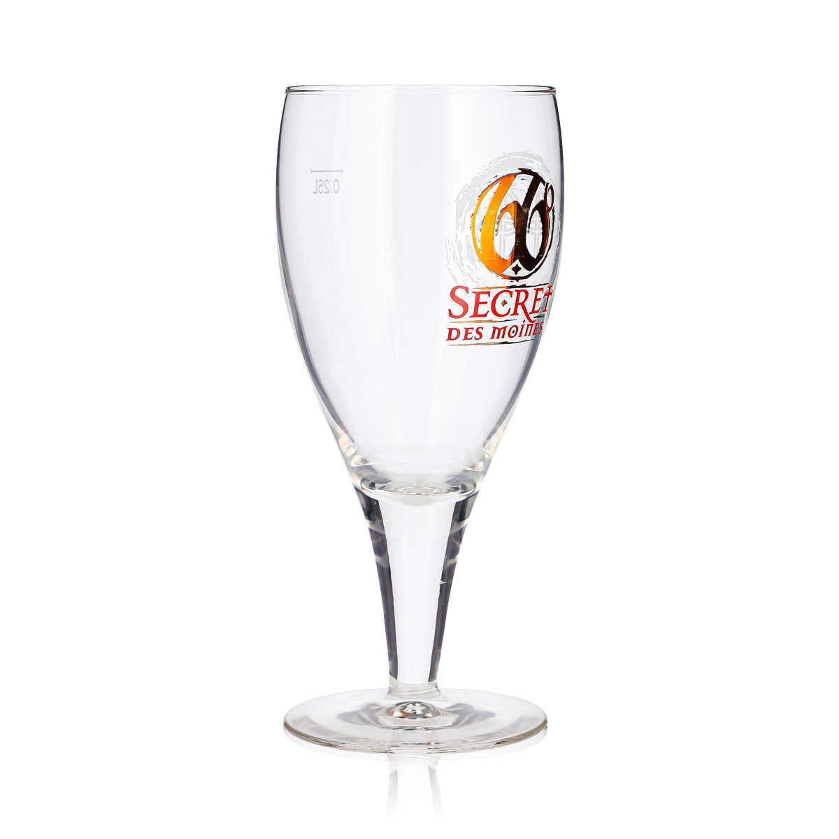 Triple Moine Beer Glass, 0.25 L, Tuple Secret Des Moines Goblet – View 3