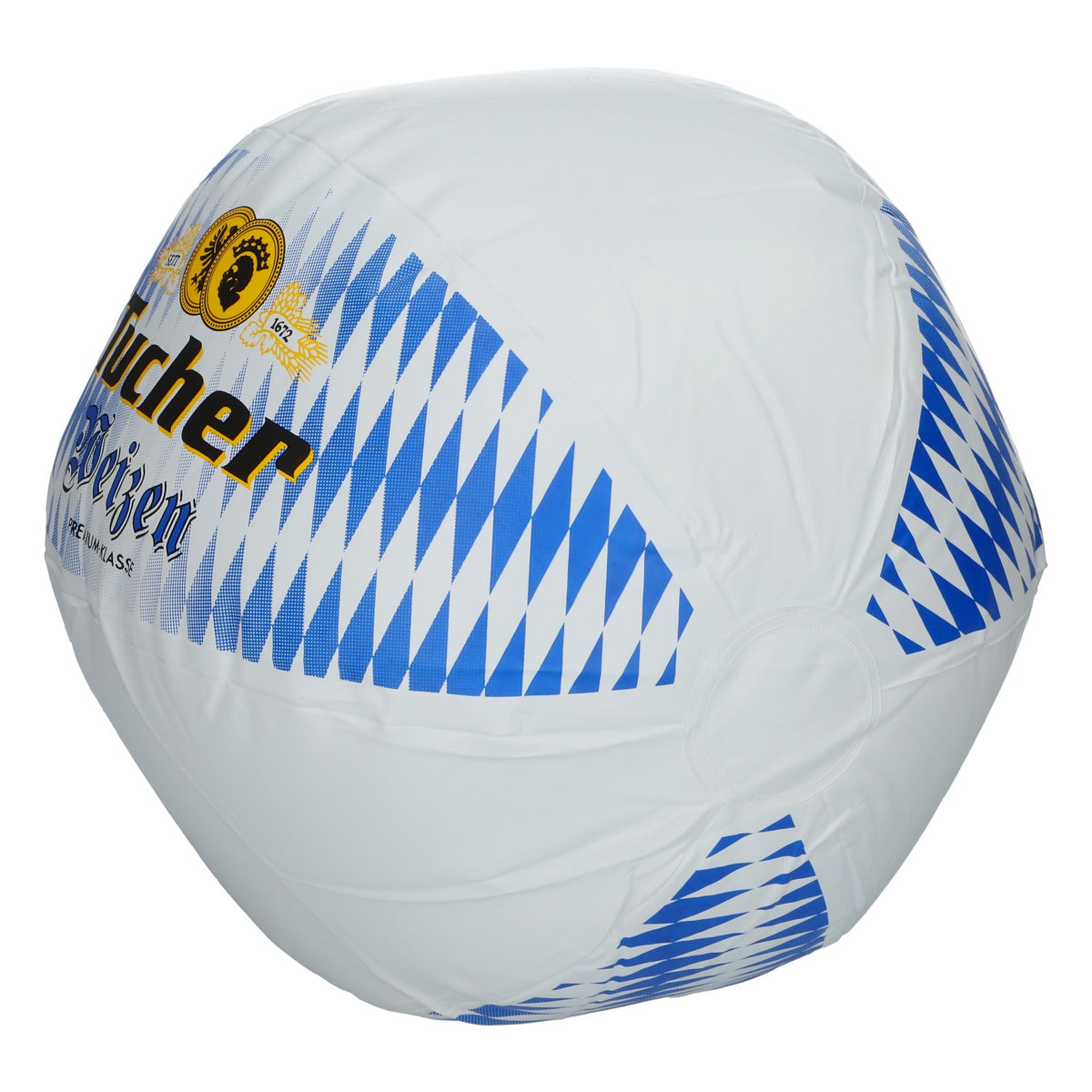 Tucher Beer Inflatable Water Ball, Ø 30 cm, White Beach Ball, Fan Merchandise – View 2