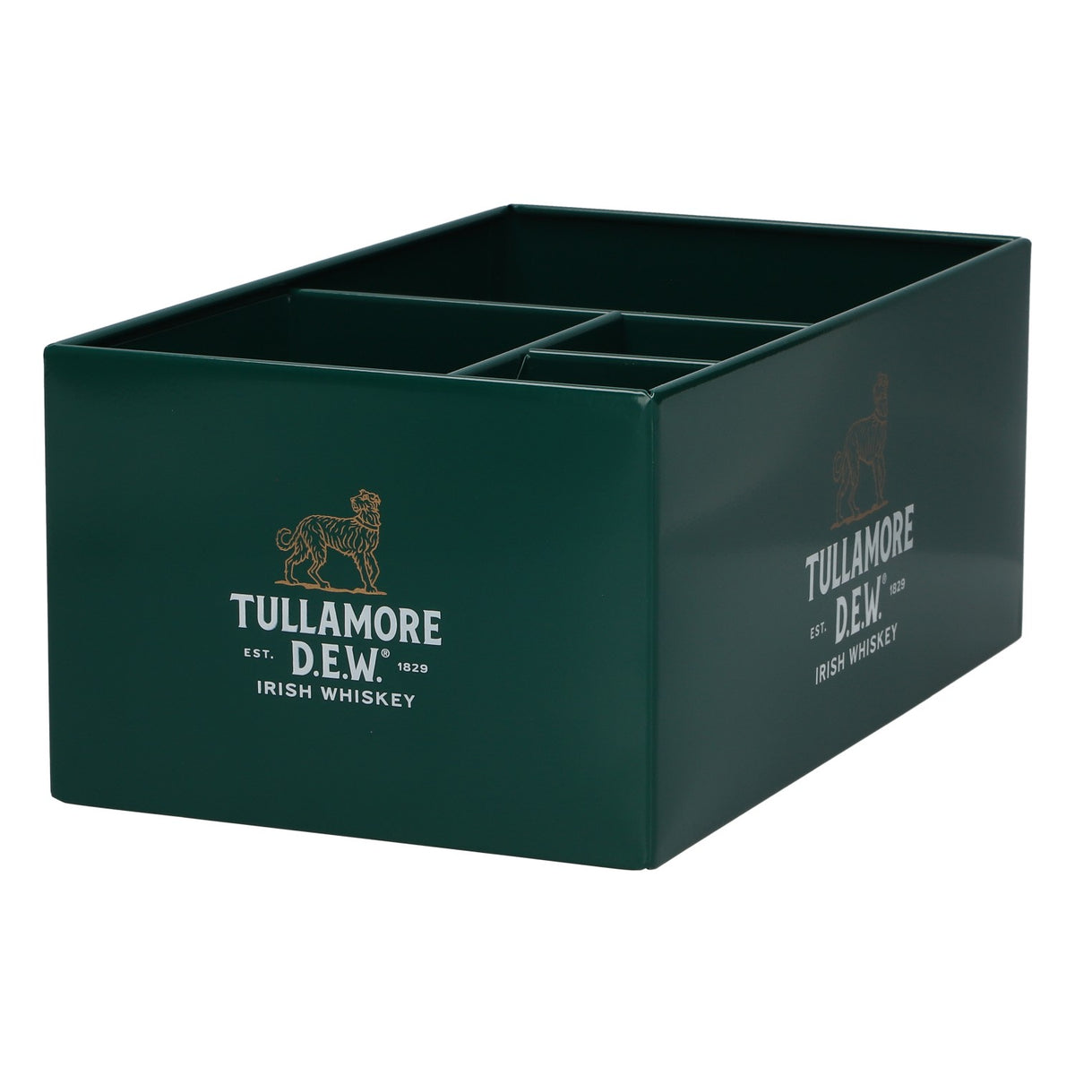 Tullamore Dew Whiskey Barcaddy 25.5 x 15 x 10.5 cm, new, metal, green – View 3