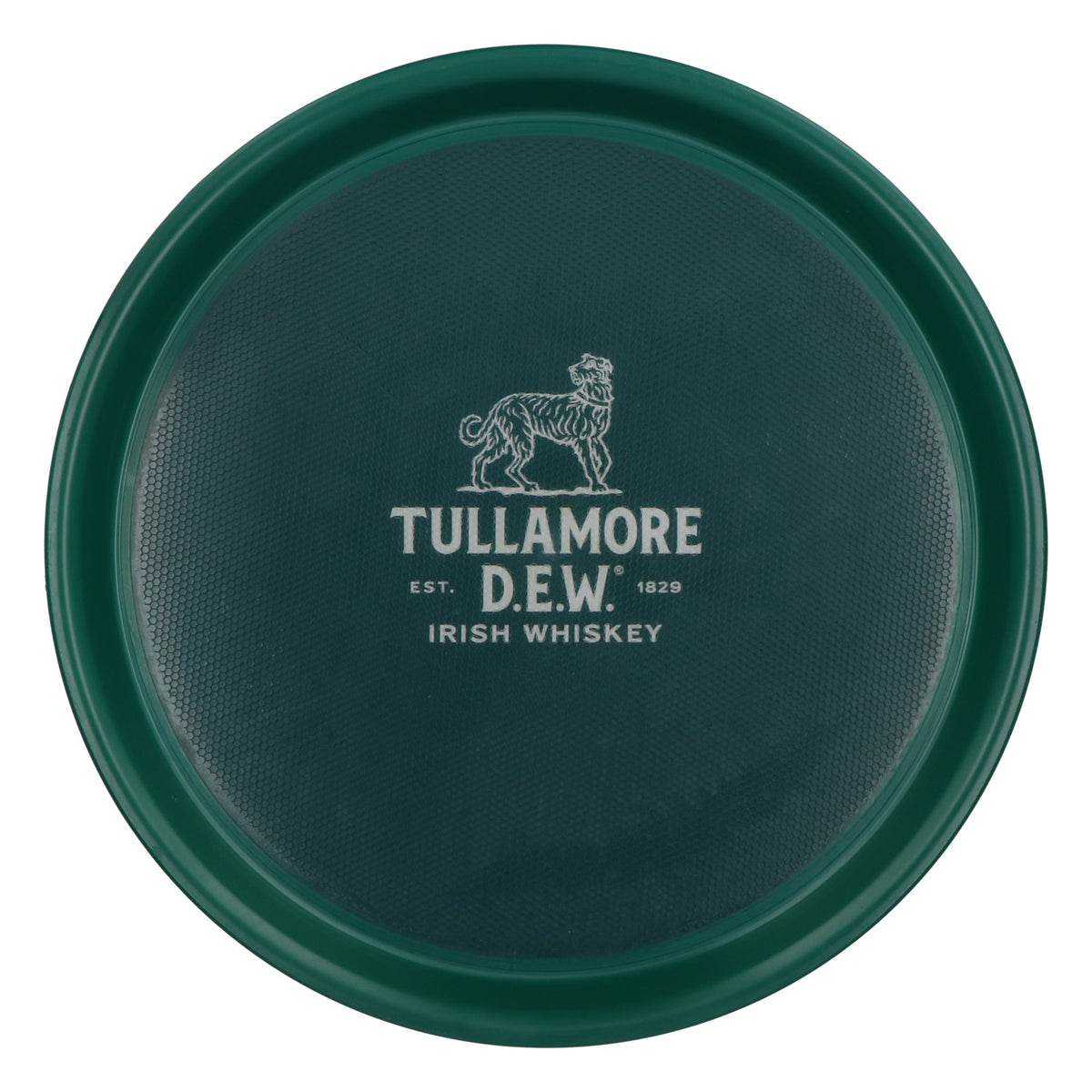 Tullamore Dew Whiskey Tray, Rubber-Coated, New, Plastic, Green, Commercial