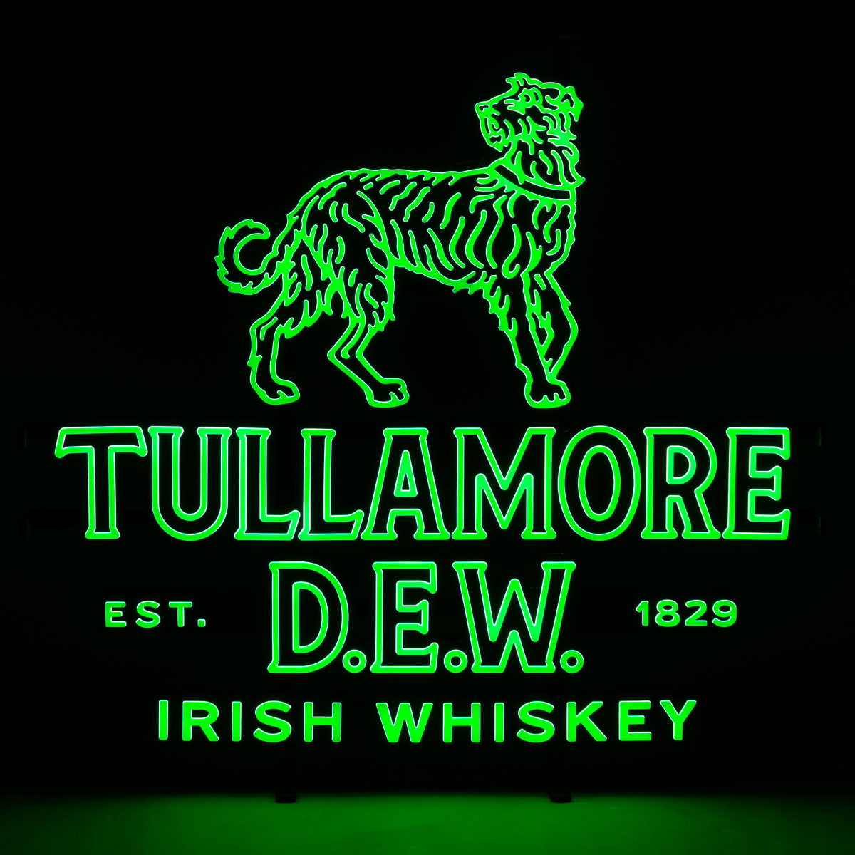 Tullamore Dew Whiskey LED illuminated sign  incl. power supply – View 5