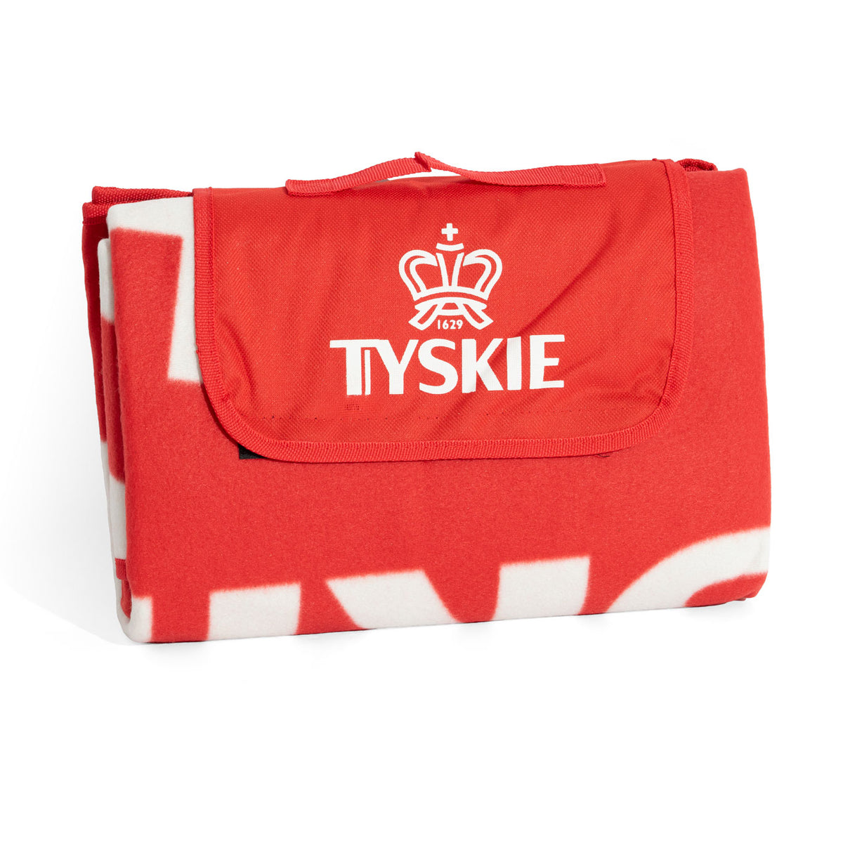 Tyskie Beer Blanket Picnic Blanket Fleece Blanket Snuggle Blanket Terrace Blanket 150x125cm Red