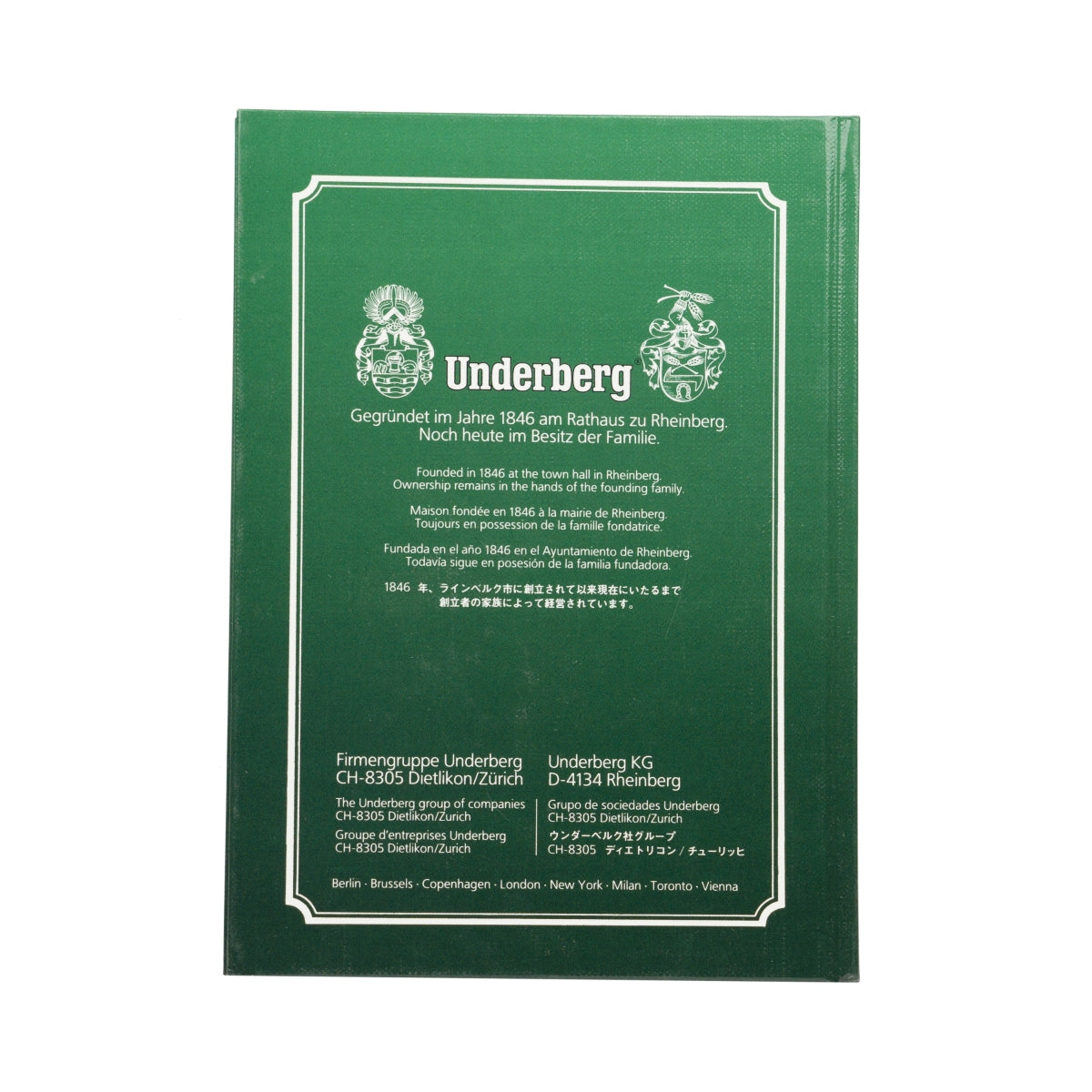 Underberg Kegelbuch green Original herbal liqueur Retro Fans Collector's Edition Glass – View 2