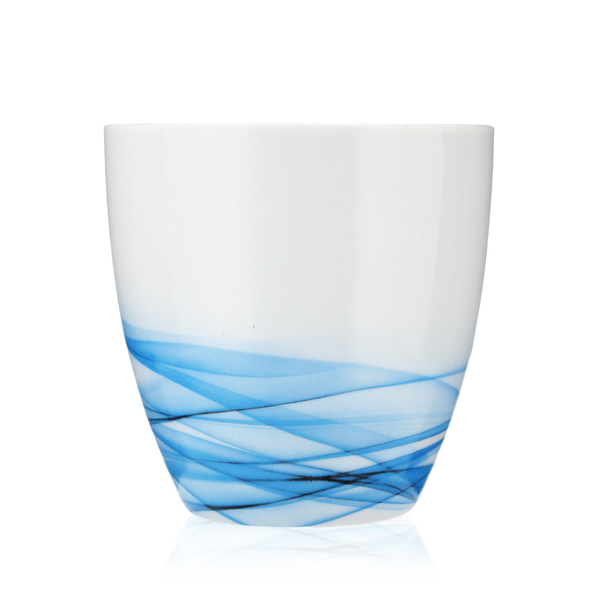 Unilever Mug Coffee Mug Porcelain Glass 0.4l Cup White/Blue – View 3