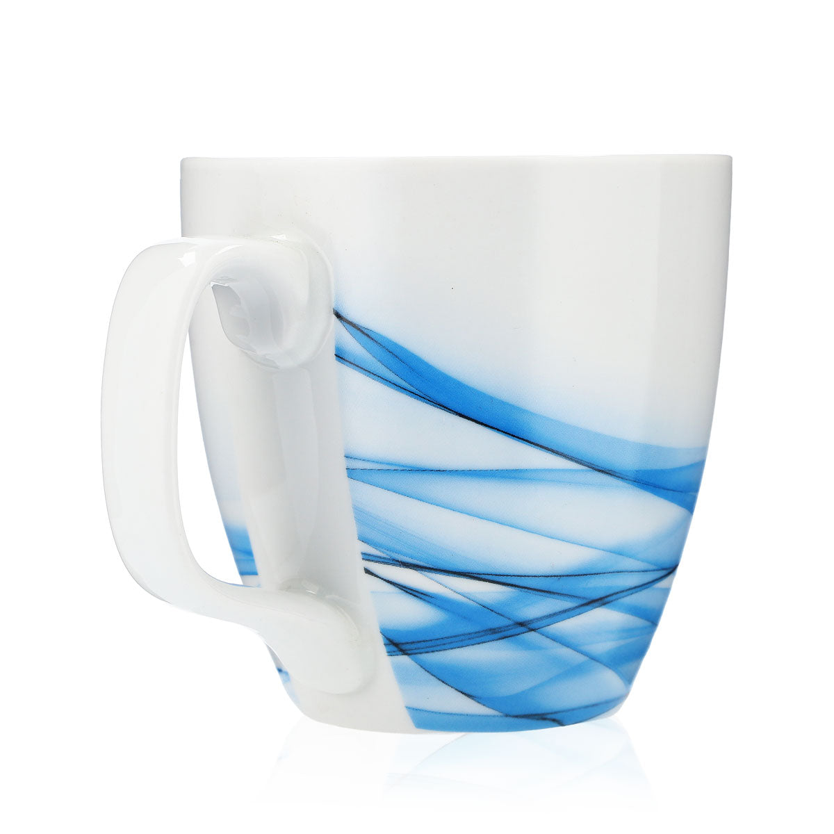 Unilever Mug Coffee Mug Porcelain Glass 0.4l Cup White/Blue – View 5