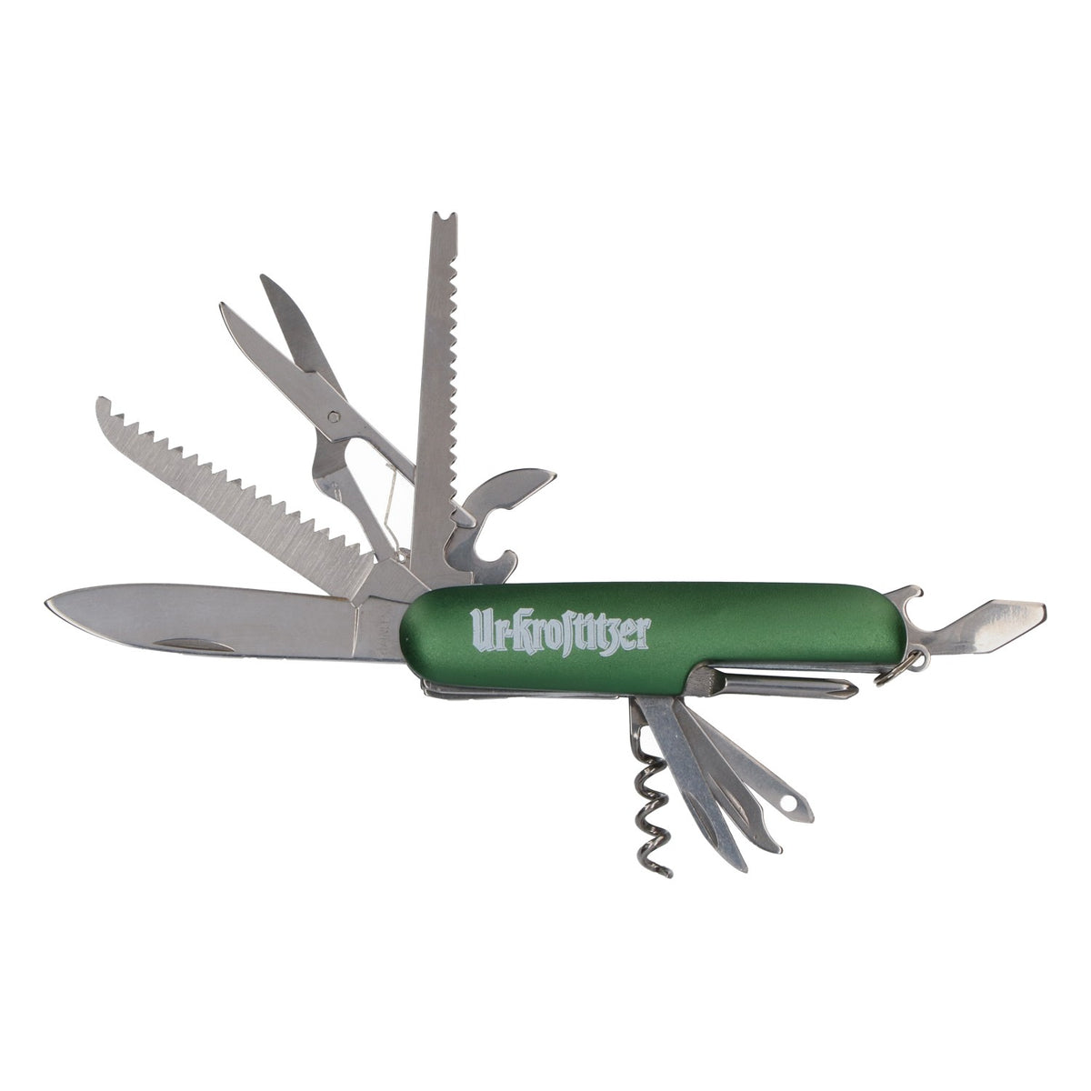 Ur-Krostitzer Beer Outdoor Tool Pocket Knife Folding Knife Saw Metal