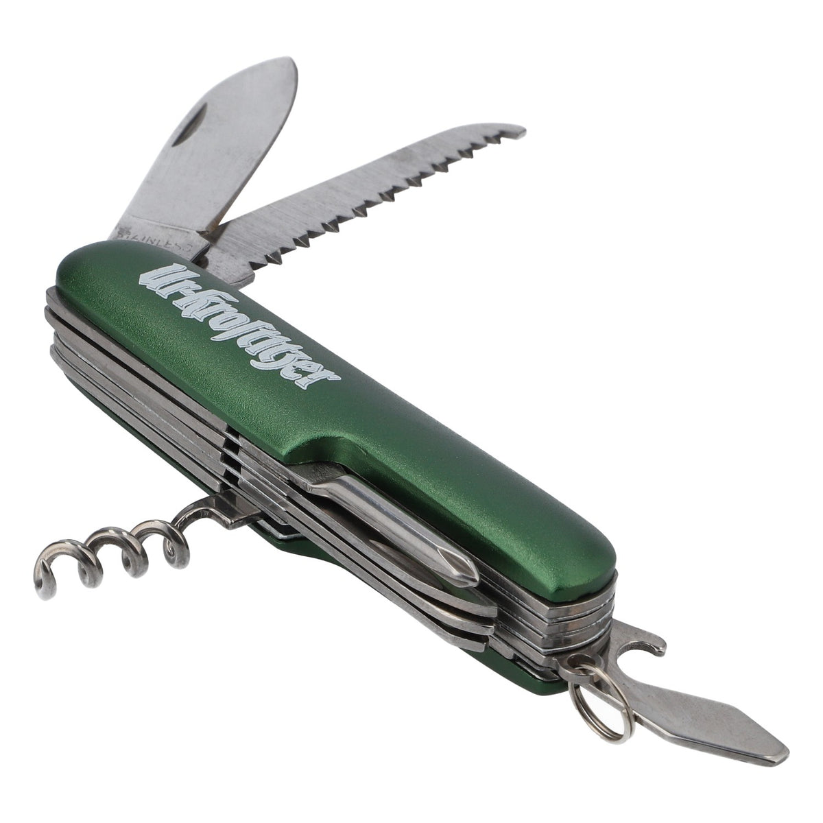 Ur-Krostitzer Beer Outdoor Tool Pocket Knife Folding Knife Saw Metal – View 5