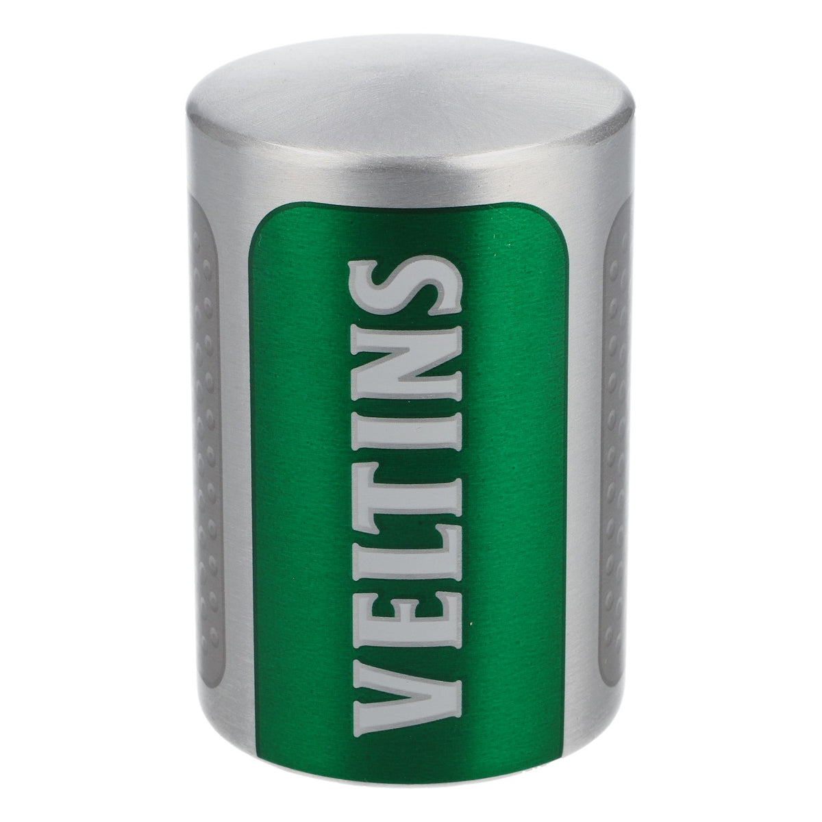 Veltins beer bottle opener push-up bottle opener, green and silver design – View 2