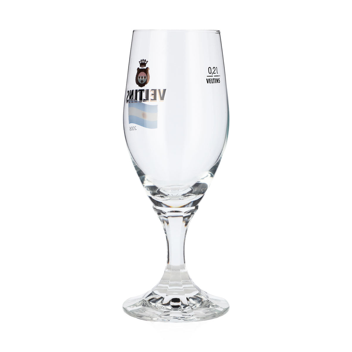 Veltins Beer Glass, 0.2 L, 2006 World Cup Argentina Special Edition Pint Glass – View 3