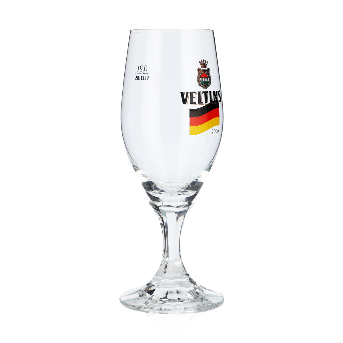 Veltins Beer Glass, 0.2 L, 2006 World Cup Germany Special Edition Pint Glass – View 2