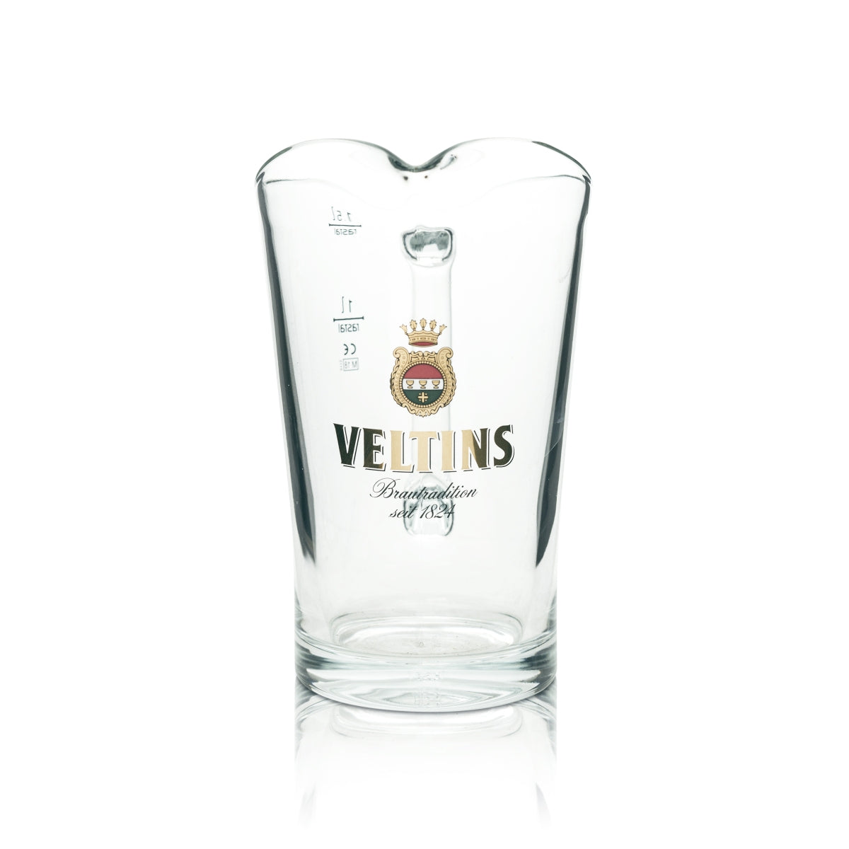 Veltins Beer Pitcher 1.5L Rastal Pourer Carafe Glass 1500ml Pint Mug Beer