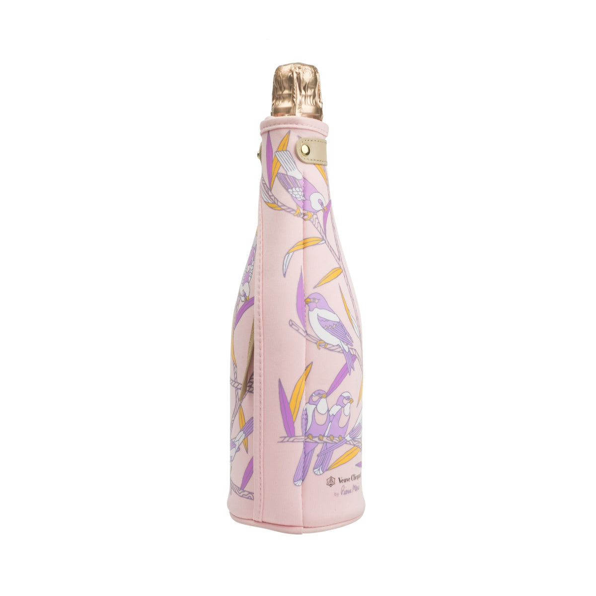 Veuve Clicquot Champagne Bottle Cover Rose Flowers Ice Jacket Cooler – View 3