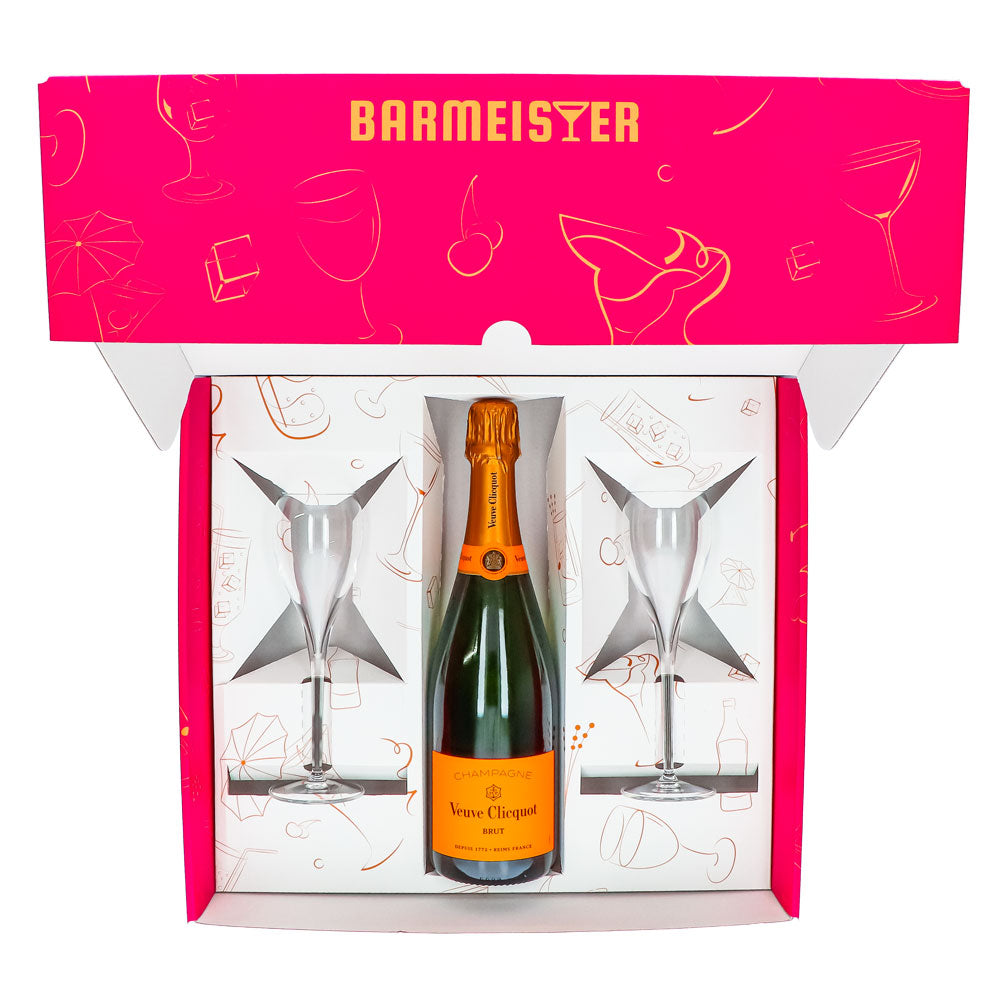 Veuve Clicquot Champagne Gift Set 0.75l 12.5% + Flute 0.1l clear I Pink – View 3
