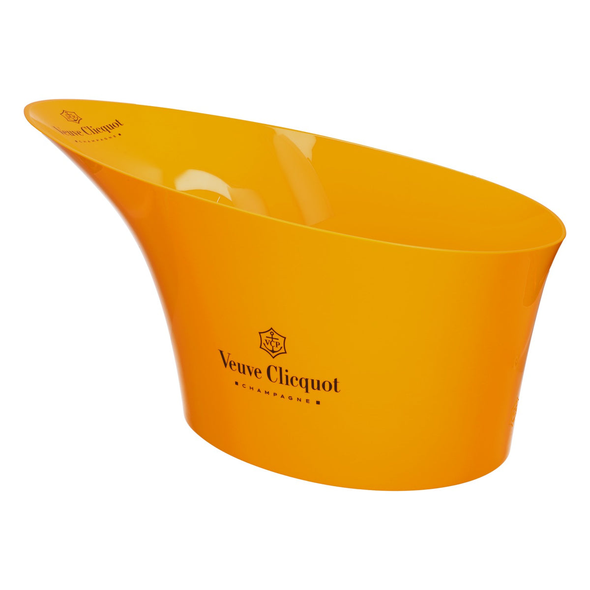Veuve Clicquot Champagne Cooler Bottle Cooler Ice Bucket Orange Display Piece